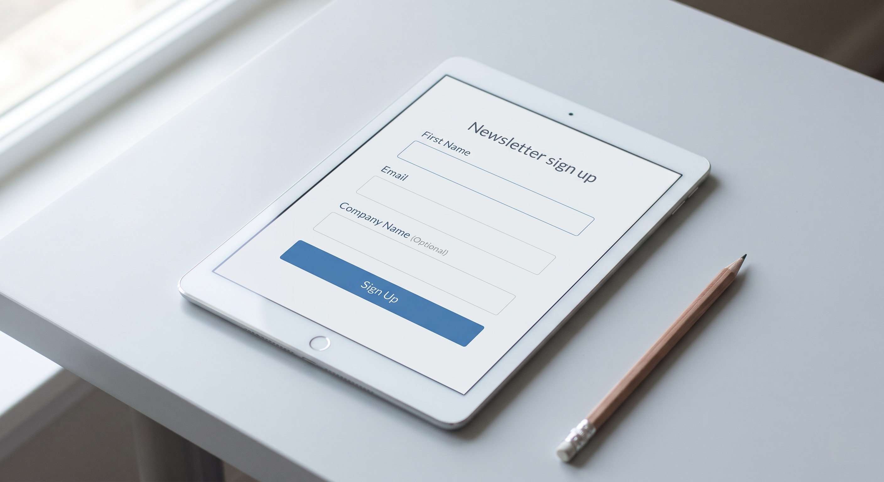 An example showing a clean form where only optional fields are marked, illustrating minimal visual noise.